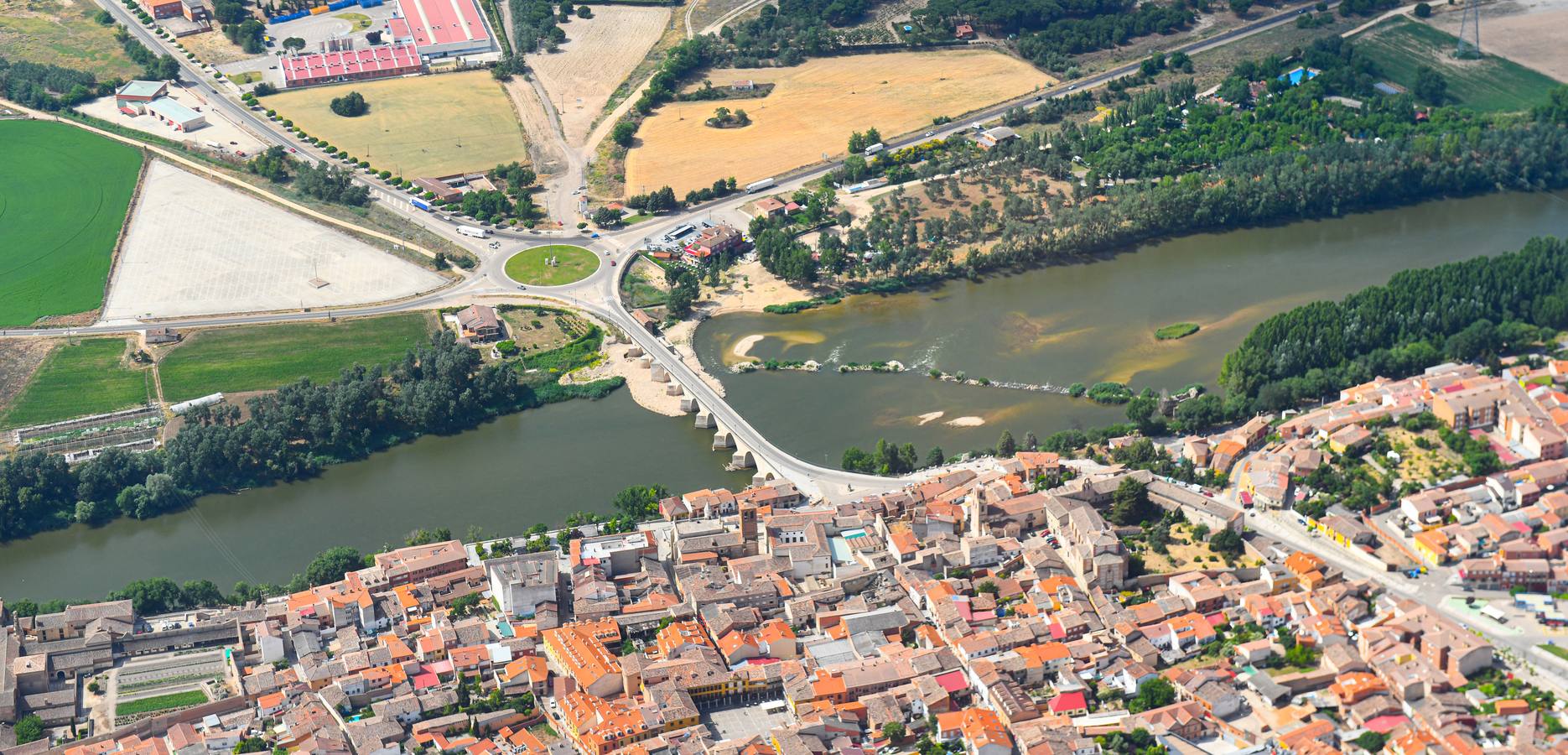 Fotos: Simancas y Tordesillas a vista de pájaro