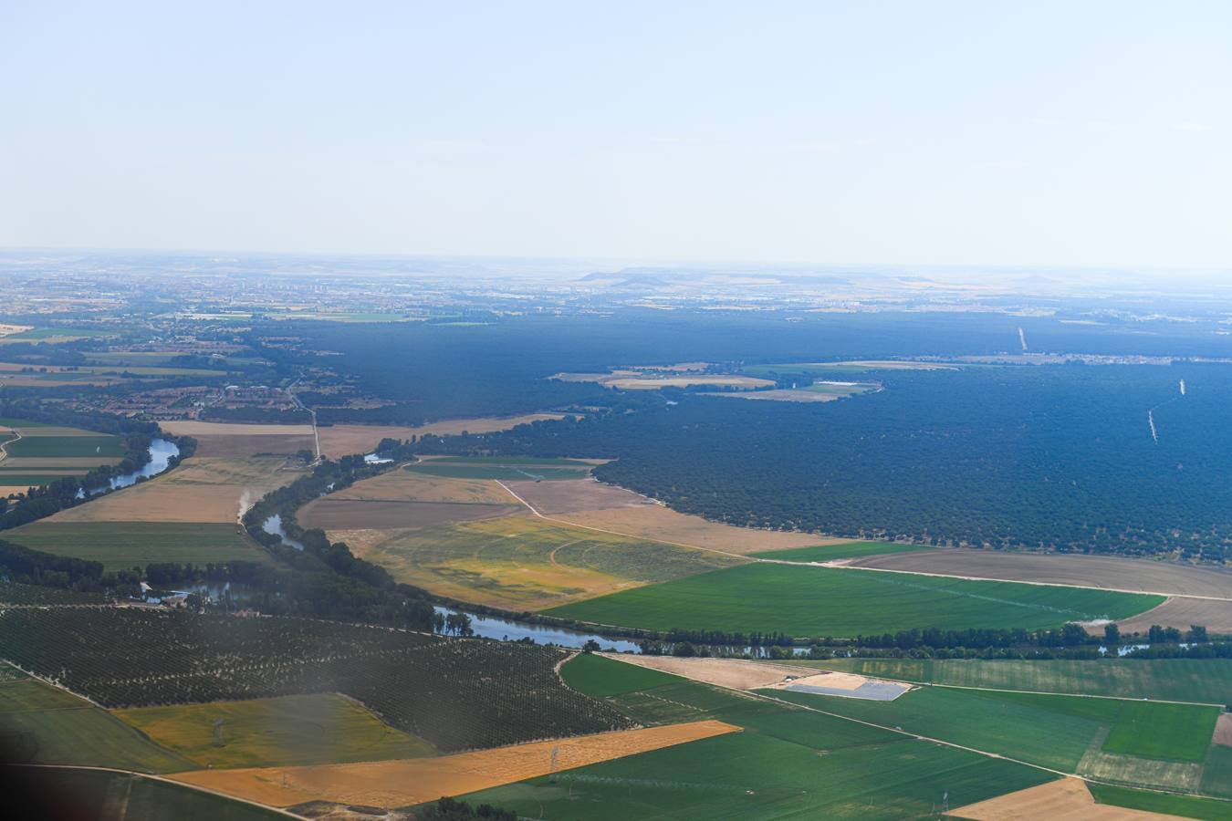 Fotos: Simancas y Tordesillas a vista de pájaro
