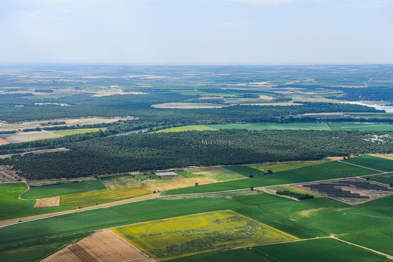 Fotos: Simancas y Tordesillas a vista de pájaro