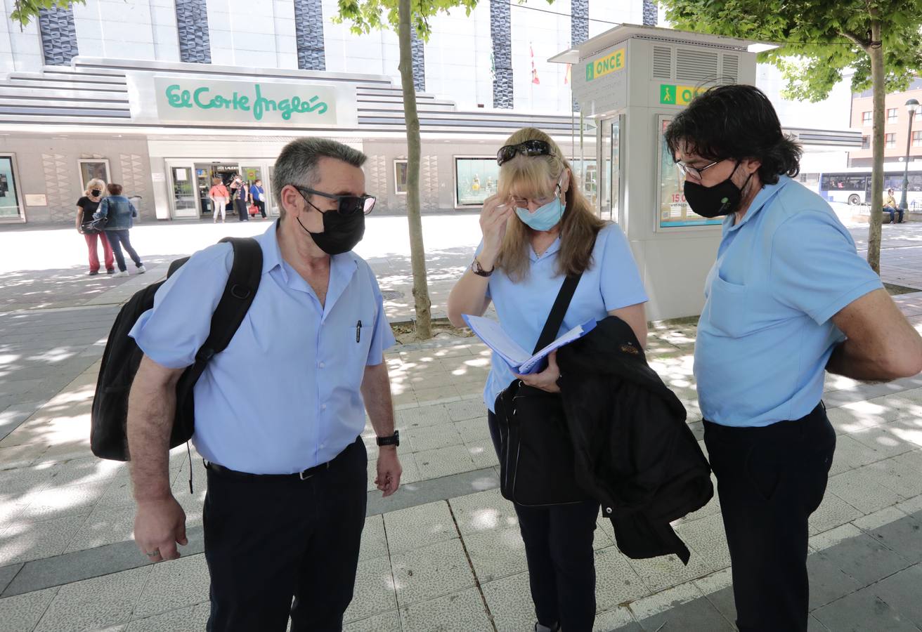 Fotos: Primera jornada de paros en Auvasa