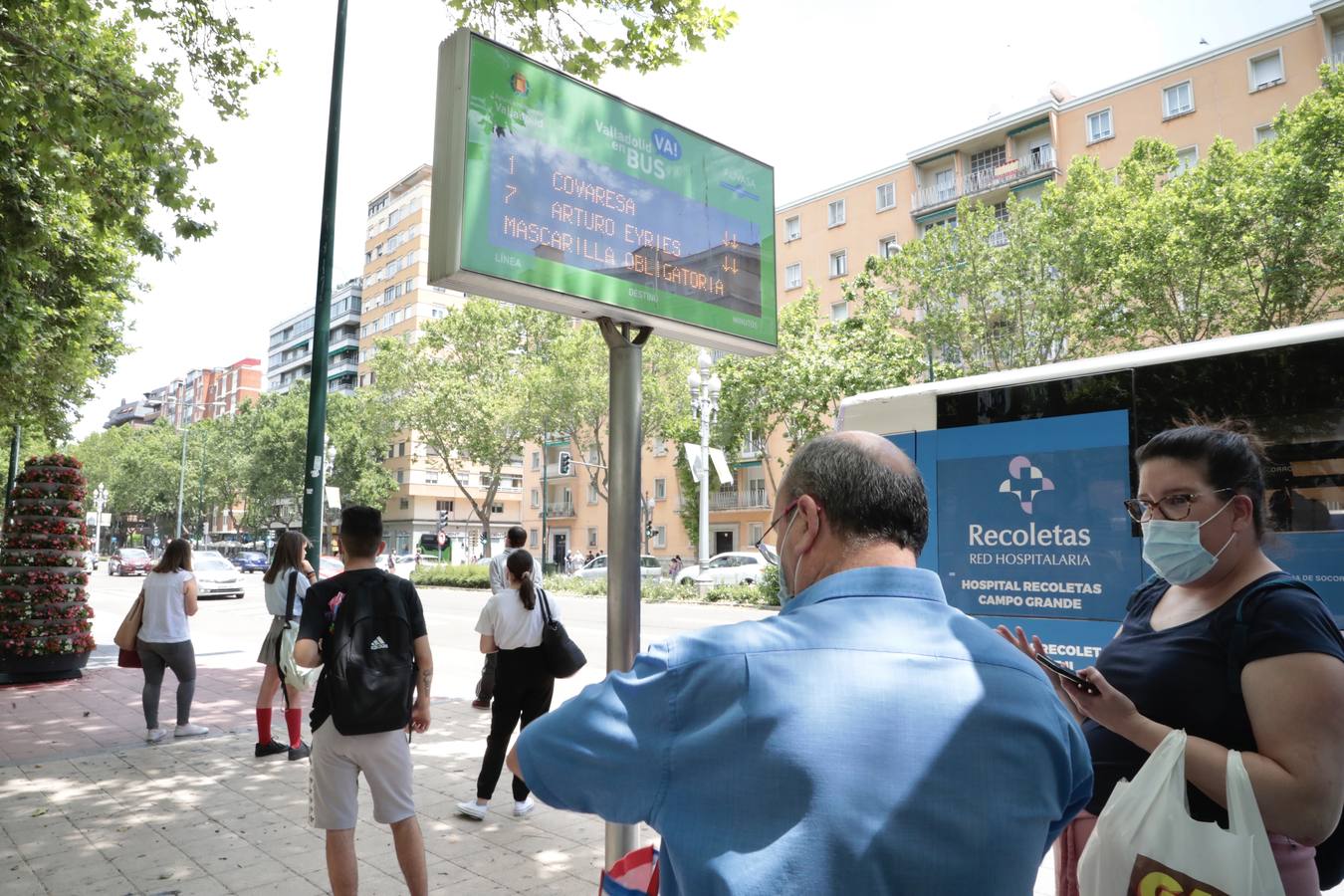 Fotos: Primera jornada de paros en Auvasa