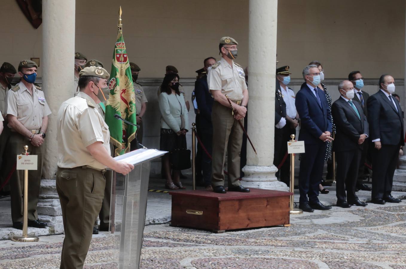 Fotos: Despedida al general José Rivas Moriana en el Palacio Real de Valladolid