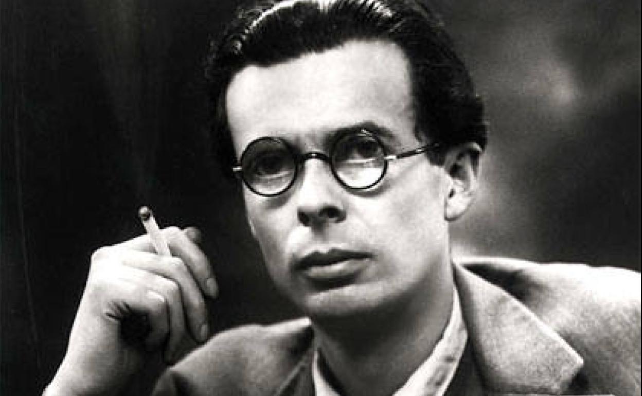 El escritor Aldoux Huxley. 