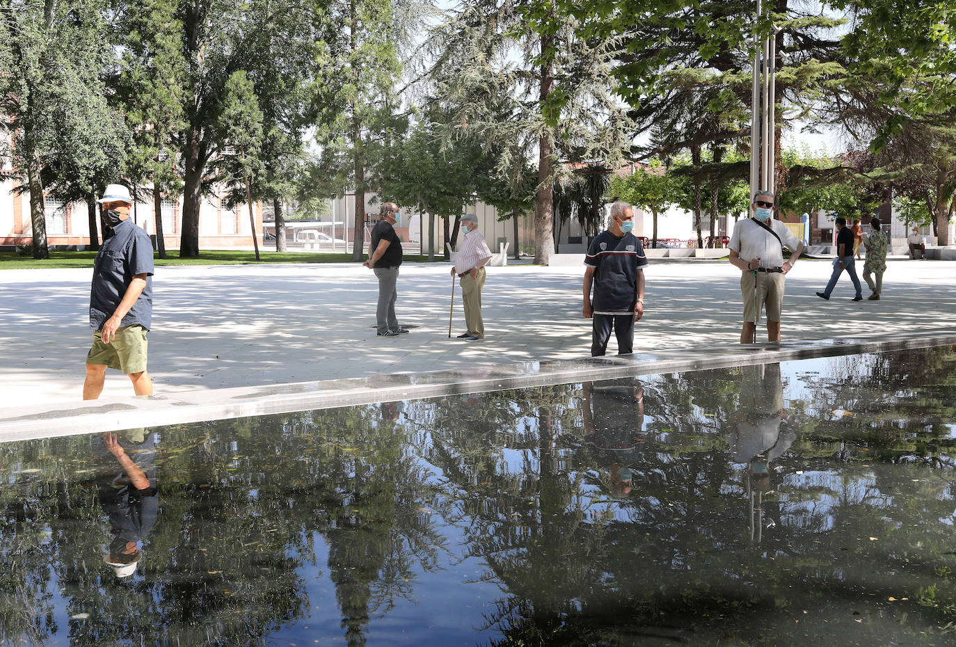 Fotos: Los Jardinillos lucen una imagen renovada al llegar a Palencia