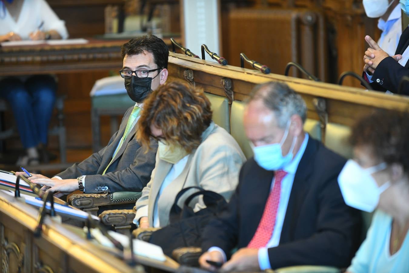 Fotos: Pleno en el Ayuntamiento de Valladolid