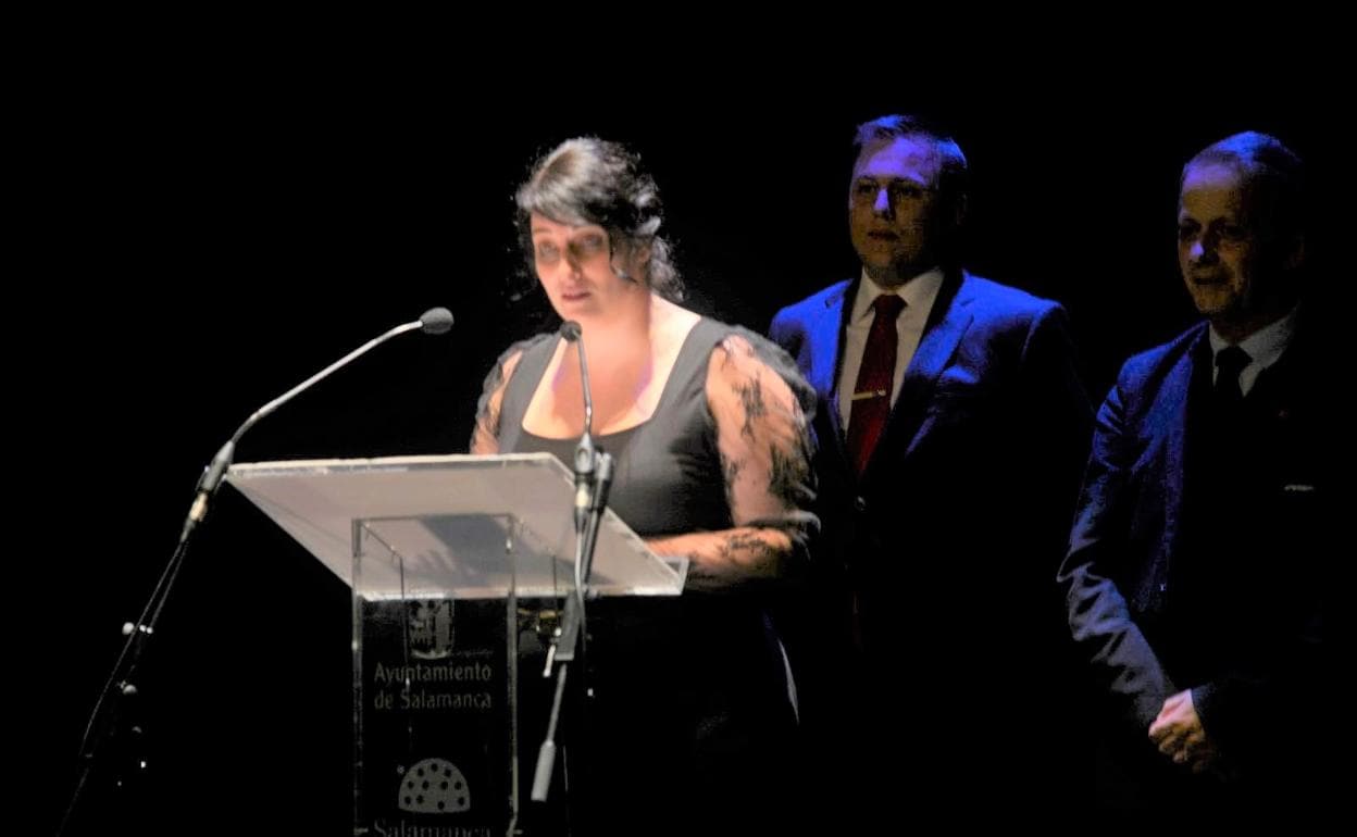Laura García de Lucas, ganadora de la I edición, en el Teatro Liceo 