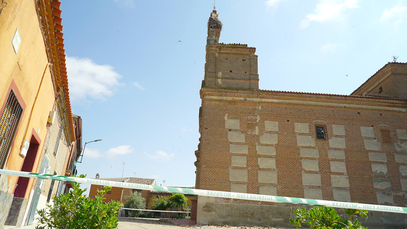 Fotos: Daños en la iglesia de Castrejón de Trabancos