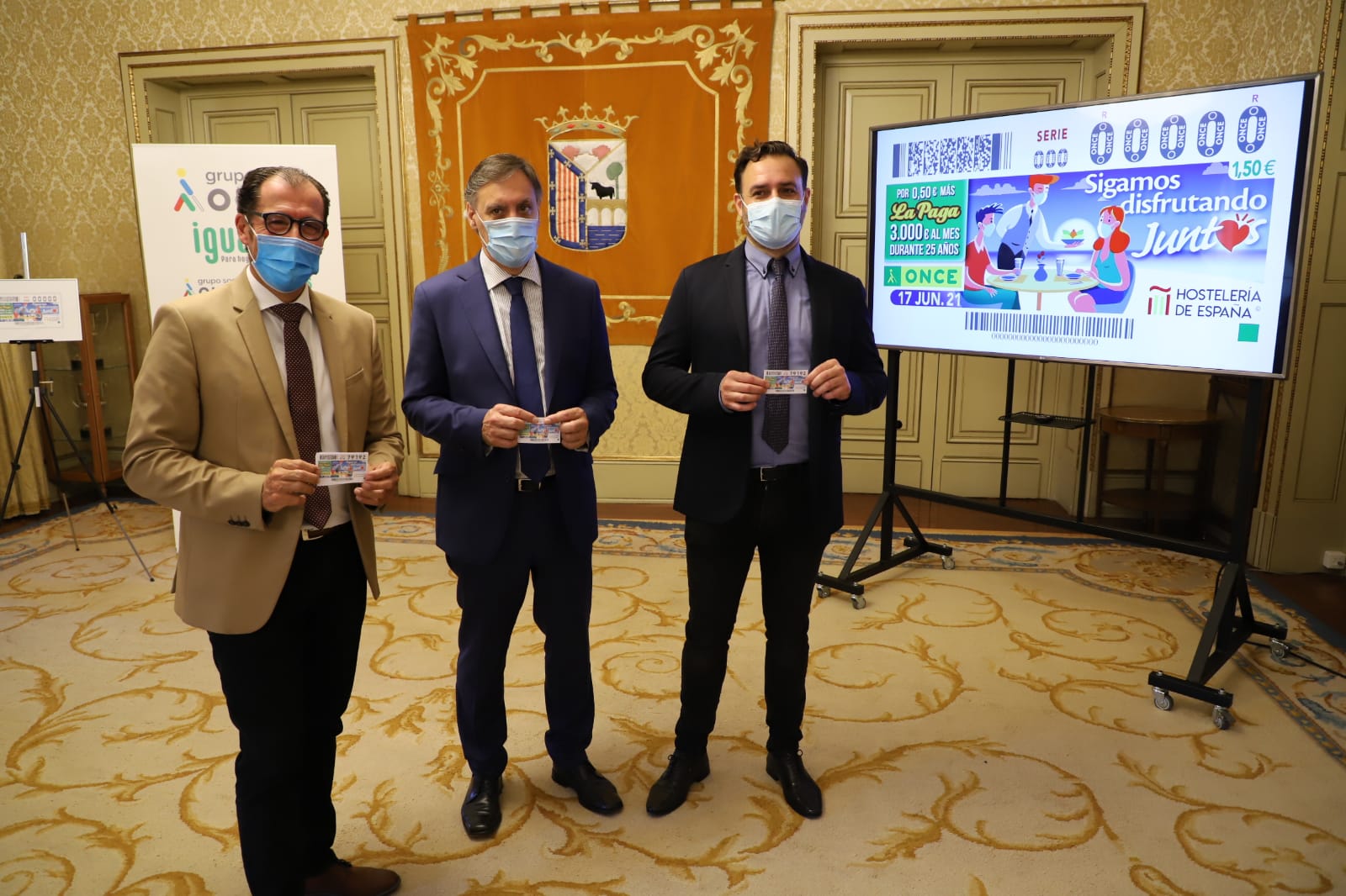 Presentación del cupón de apoyo a la hostelería 