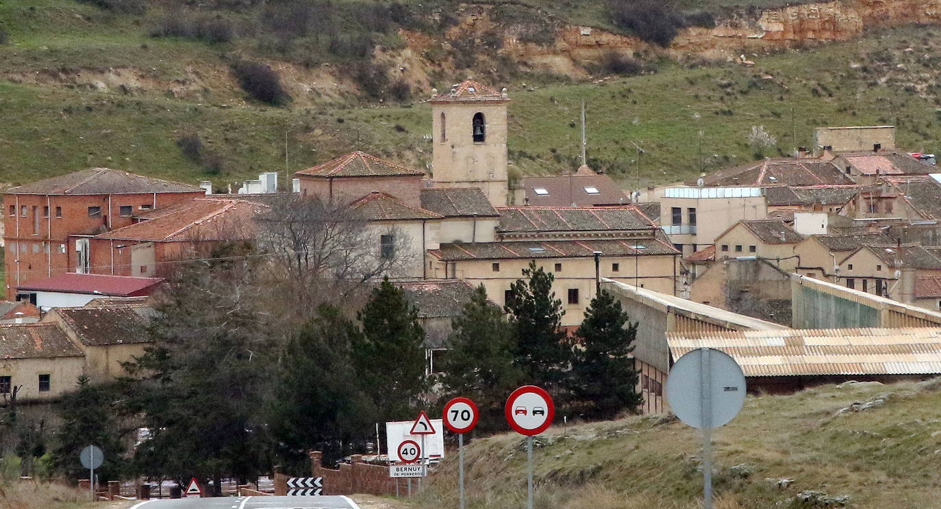 Vista de la localidad de Bernuy de Porrerros.