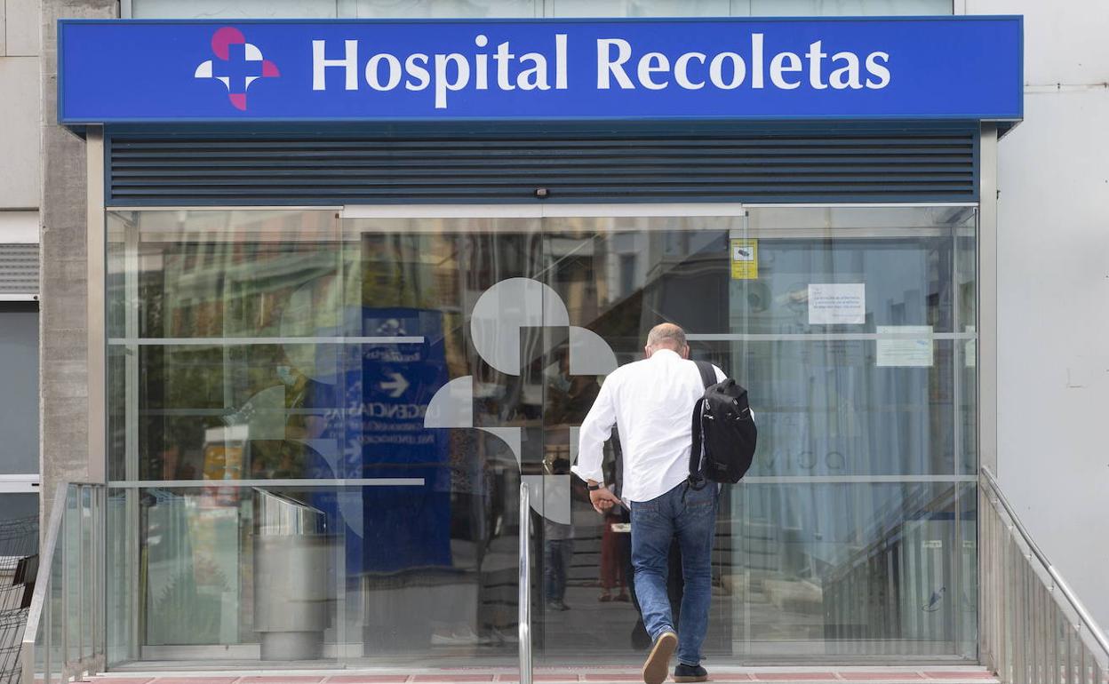 Entrada del Hospital Recoletas Campo Grande, en una imagen de archivo.