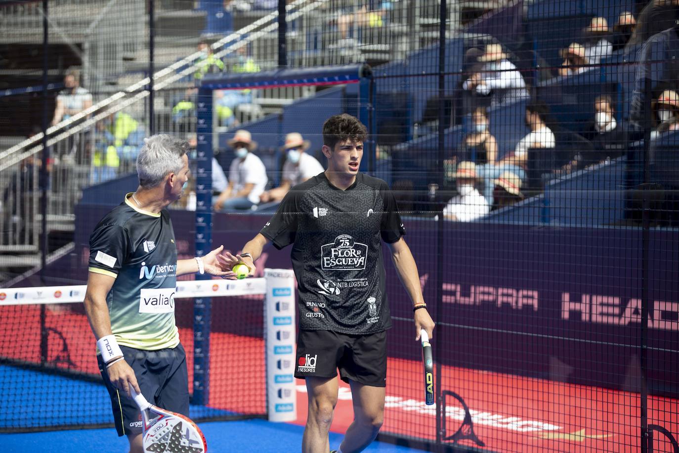 Partido entre Arturo Coello y Miguel Lamperti contra Jon Sanz y Christian Fuster.