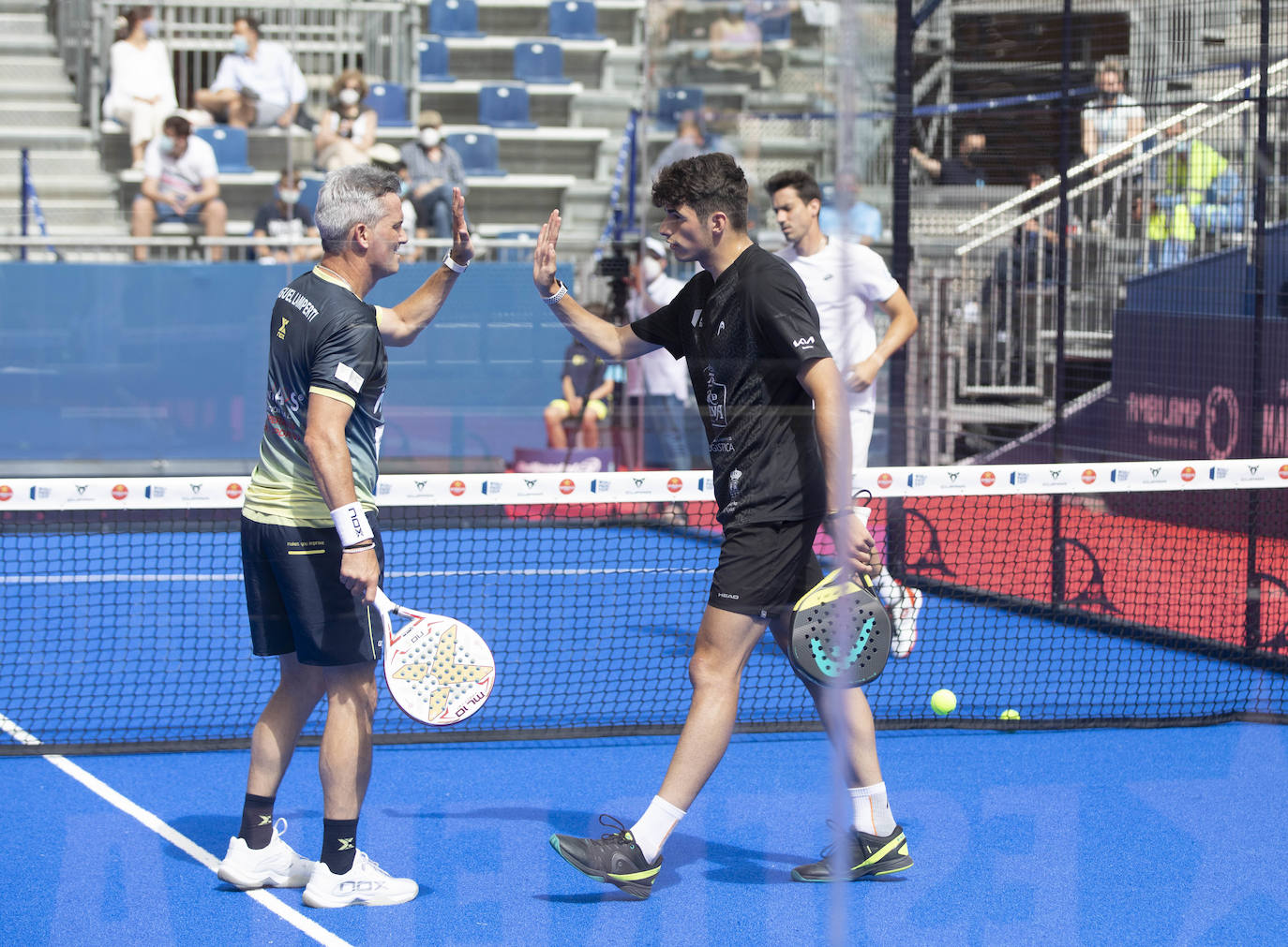 Partido entre Arturo Coello y Miguel Lamperti contra Jon Sanz y Christian Fuster.