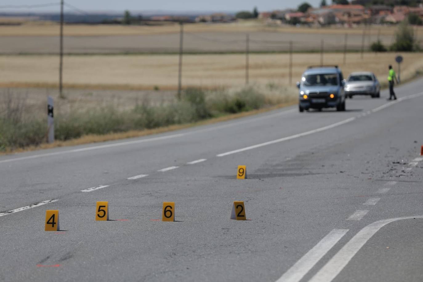 Fotos: Accidente mortal en Santa María de Nieva, Segovia