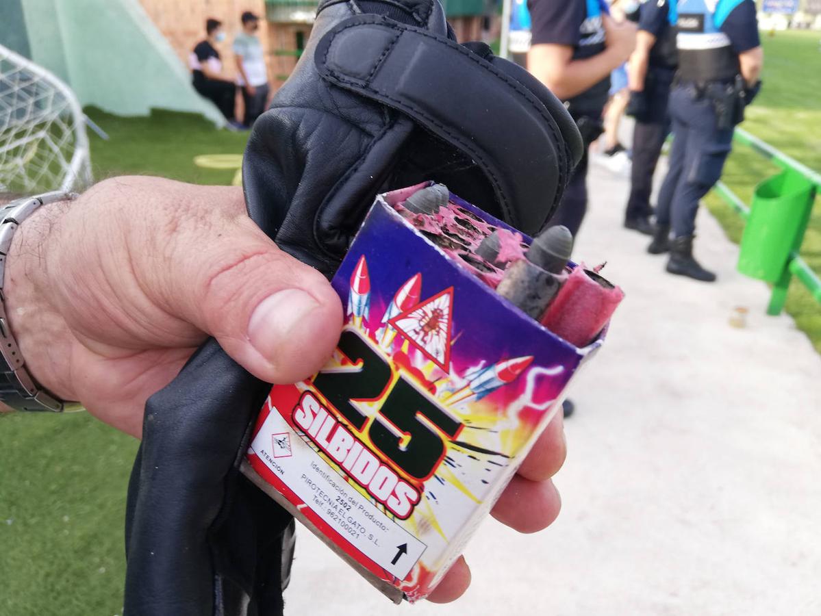 Altercados al final del partido entre Unami y Ciudad Rodrigo 