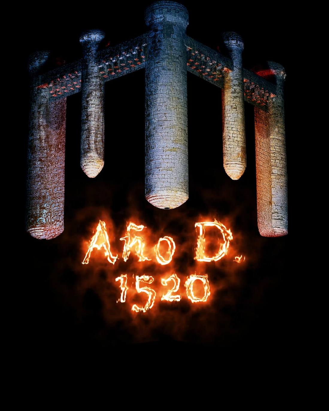 Fotos: Un videomapping recuerda en Torrelobatón la victoria de los comuneros en la localidad en 1521