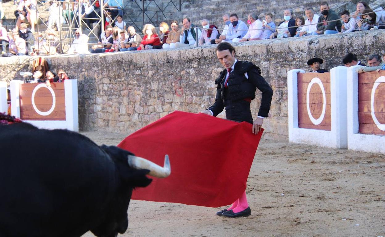 Finito de Córdoba, durante el festejo. 