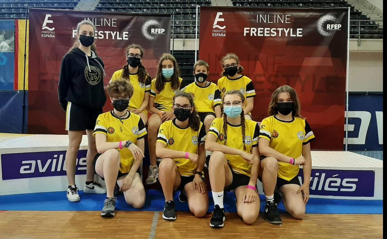 Equipo del Rolling Lemons que acudió al Nacional Promesas. 