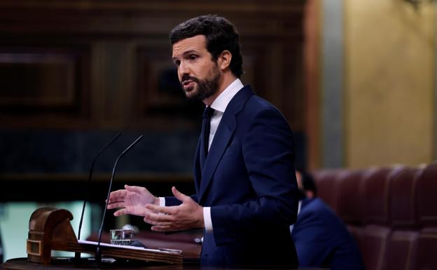 Casado, a Sánchez: «O es un mentiroso o nos toma por tontos»