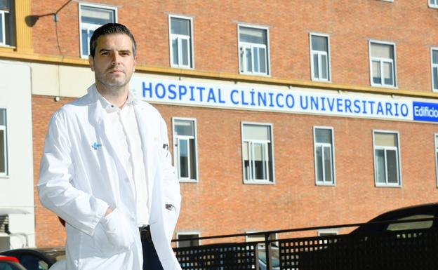 Iván Sanz Muñoz, responsable de Vigilancia Virológica del Centro Nacional de la Gripe ubicado en el edificio Rondilla del Clínico de Valladolid.