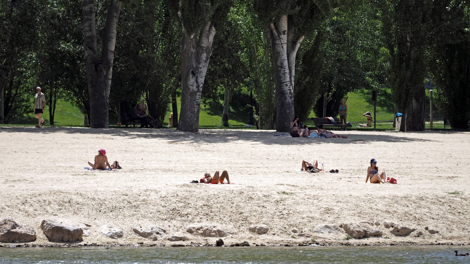 Fotos: Altas temperaturas en Valladolid en el primer día de julio