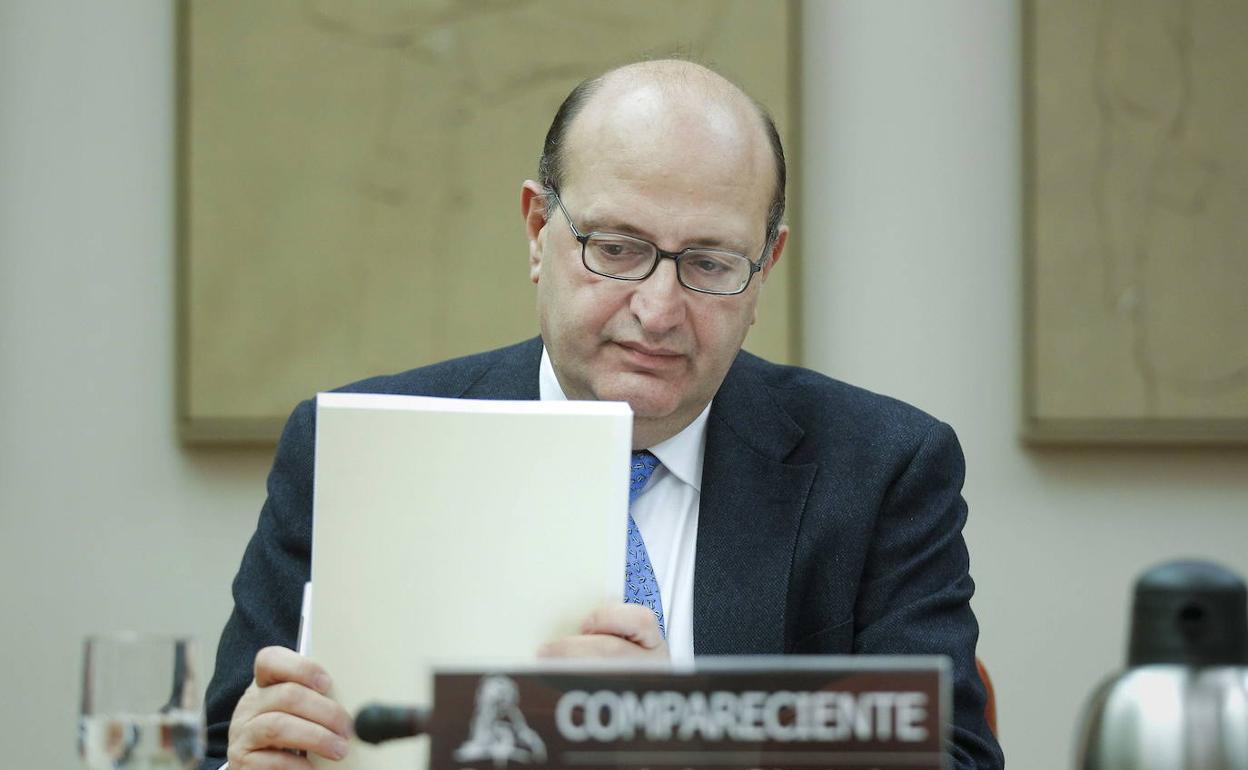 Ramón Álvarez de Miranda, presidente del Tribunal de Cuentas.