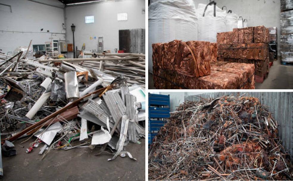 Unas quince empresas se dedican al negocio de los desechos del metal en la provincia de Valladolid. 