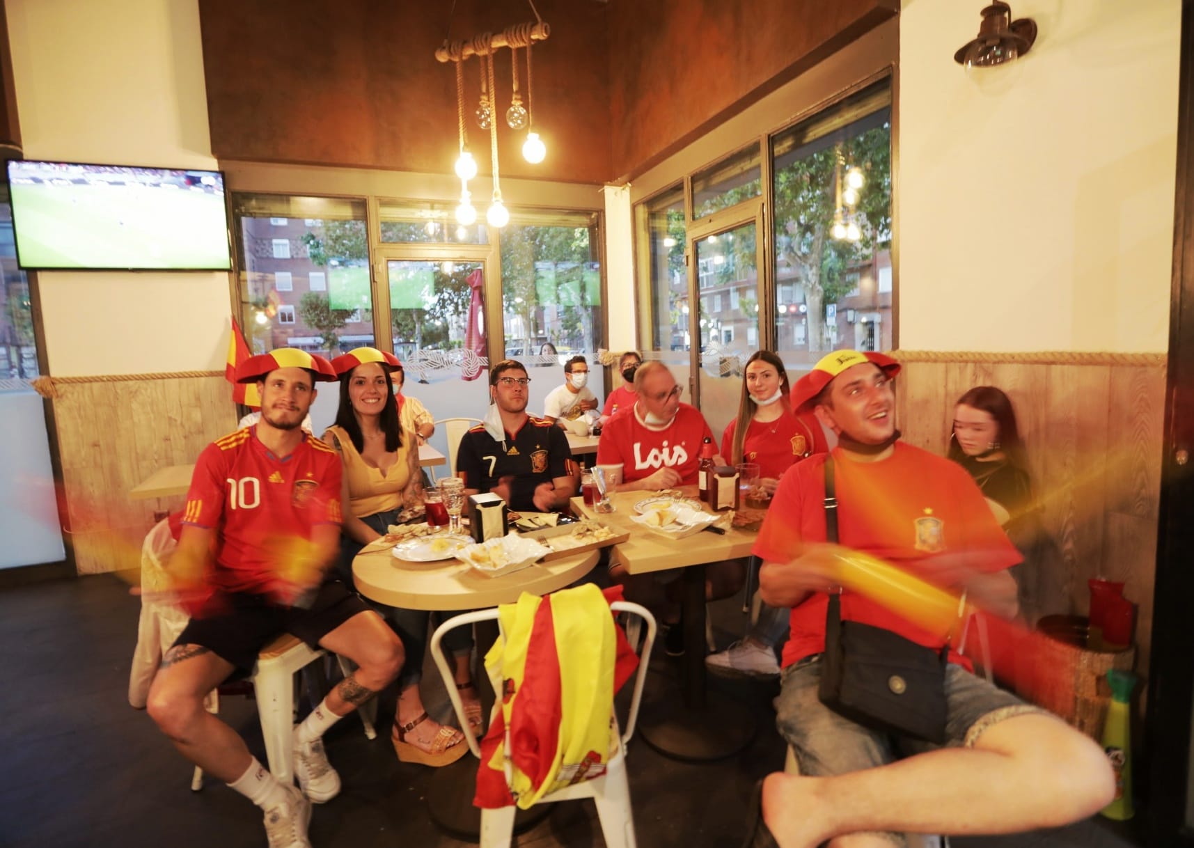 Fotos: Ambiente en Valladolid durante el Italia - España