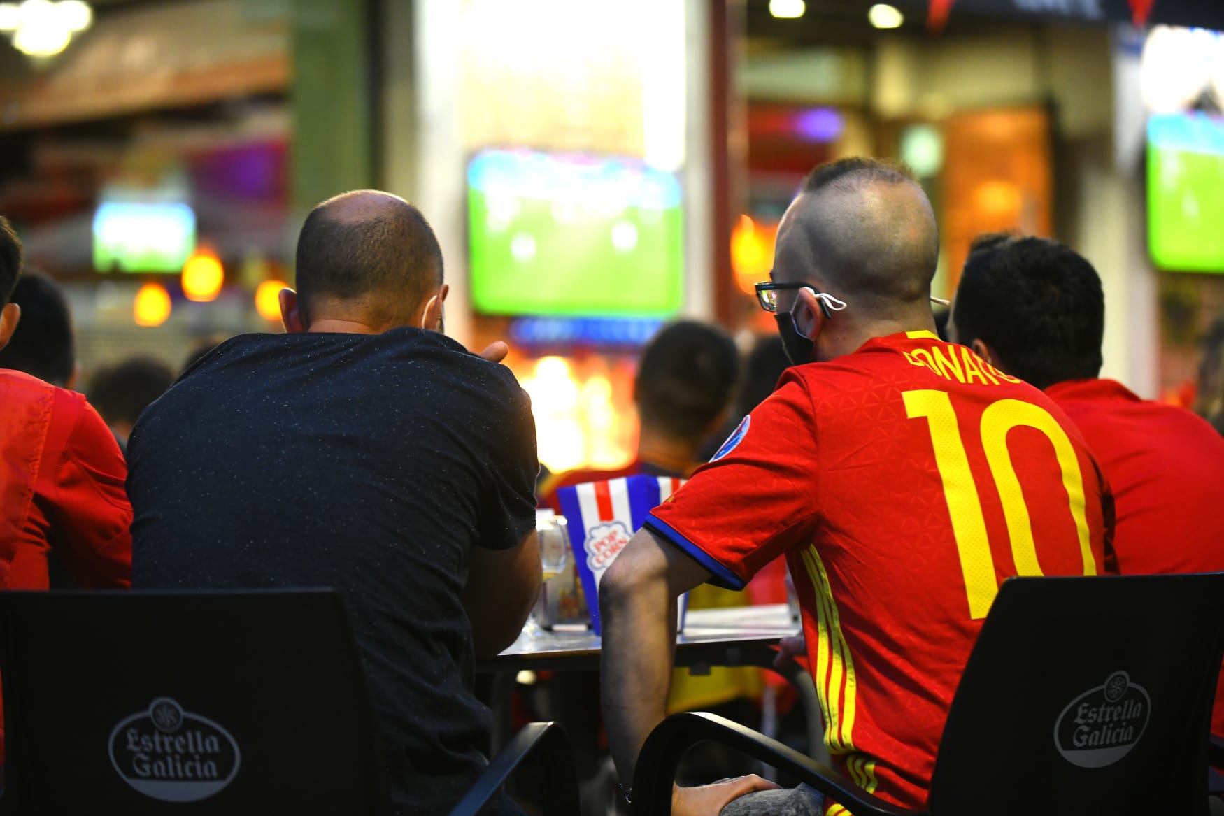 Fotos: Ambiente en Valladolid durante el Italia - España