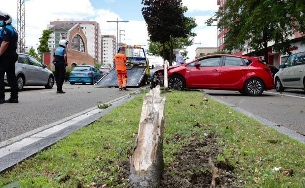 Lugar de accidente.