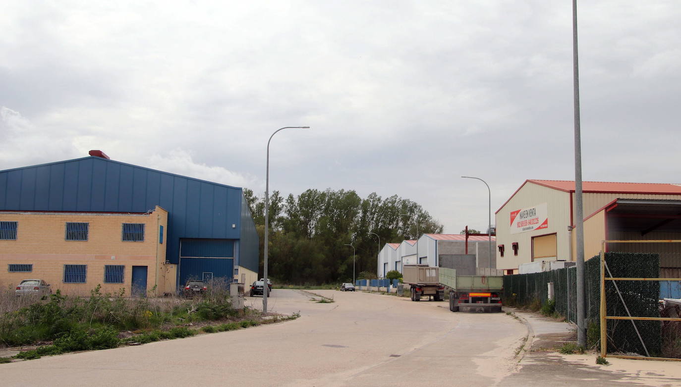 Zona industrial de Cuéllar.