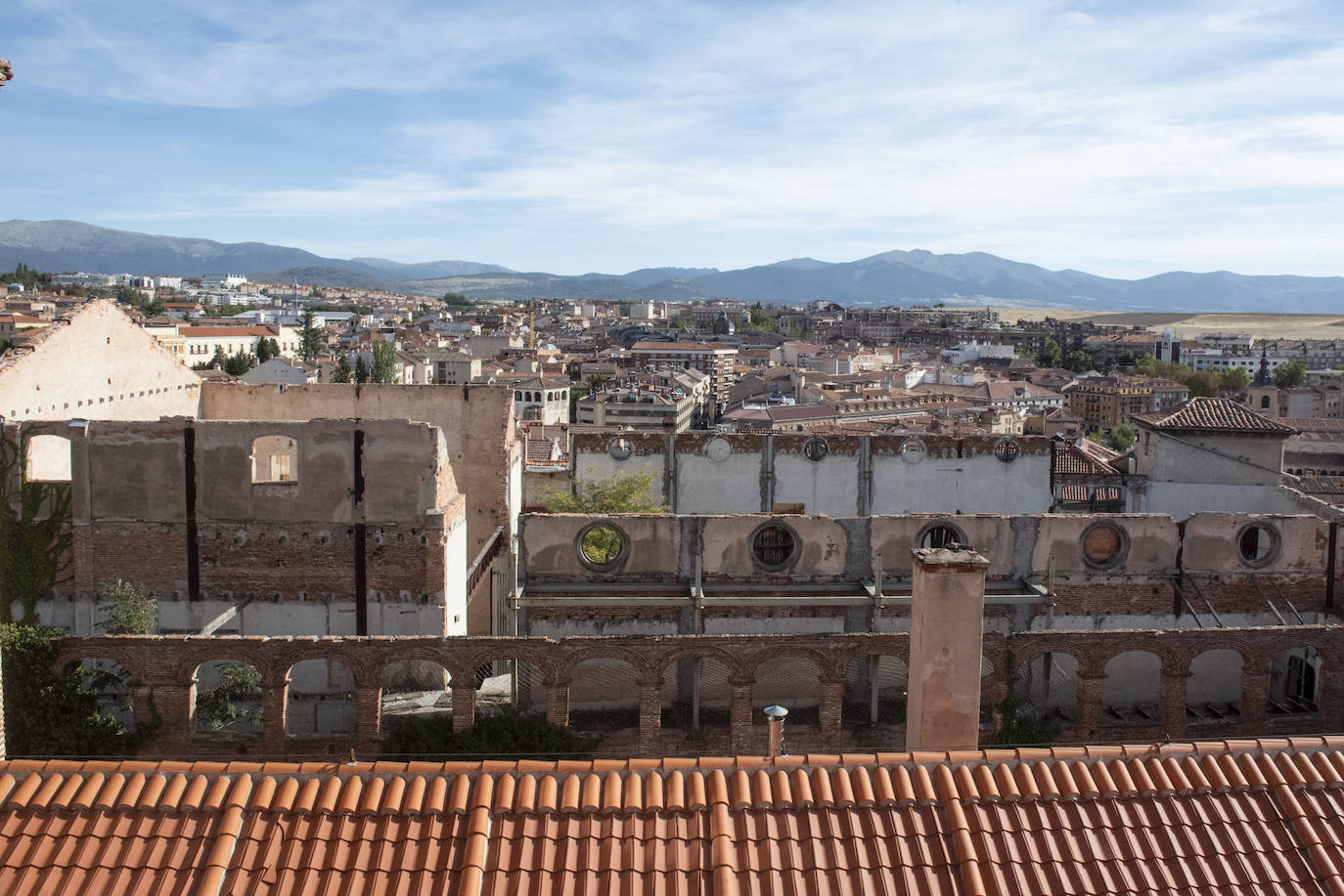 Estado actual del teatro Cervantes de Segovia.