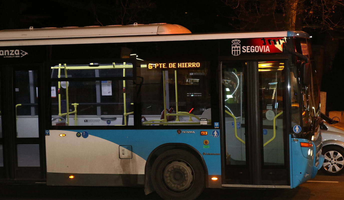 El Ayuntamiento de Segovia suspende la Línea Búho entre las 2 y las 6 de la madrugada