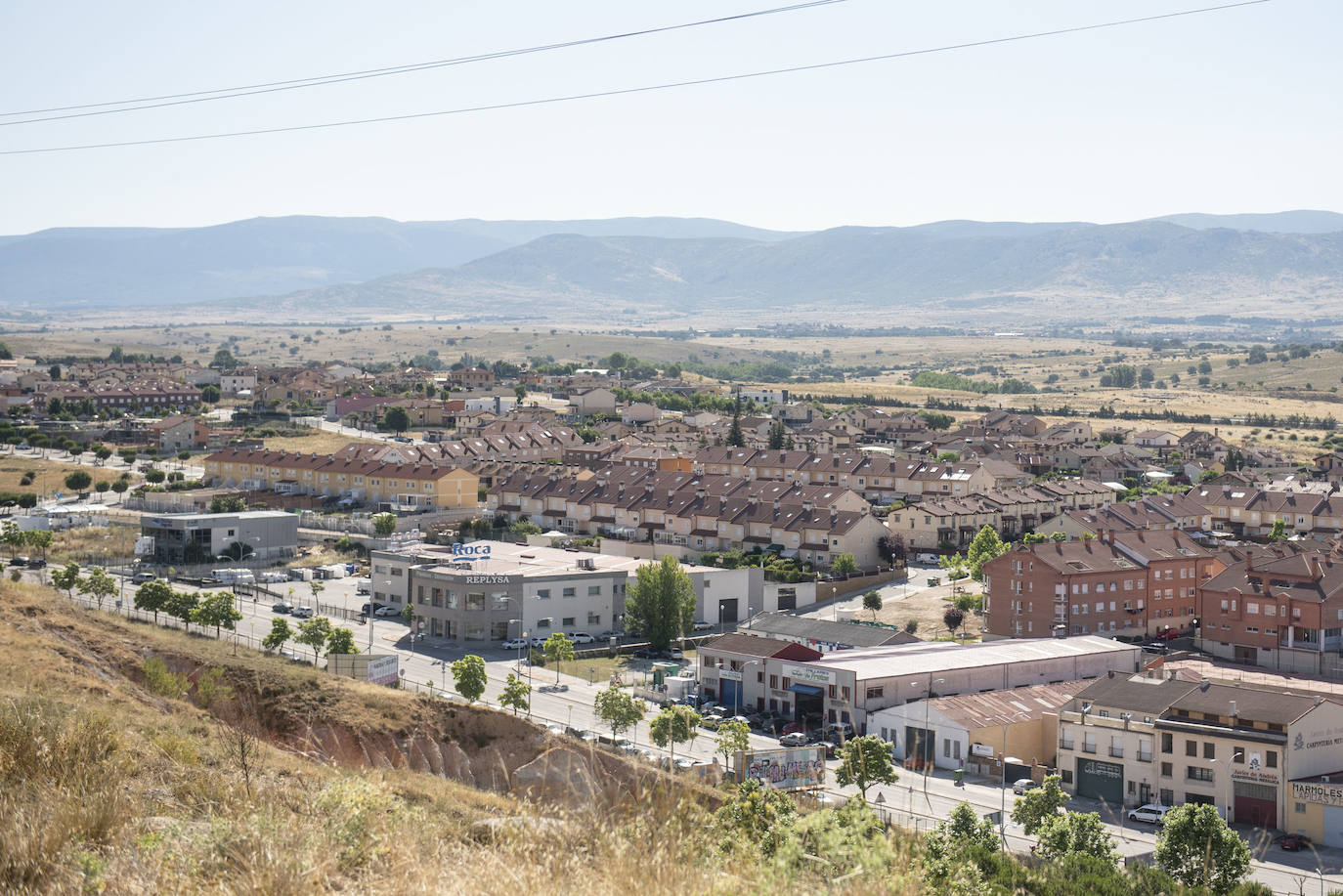 Vista general del barrio de El Sotillo, en La Lastrilla.