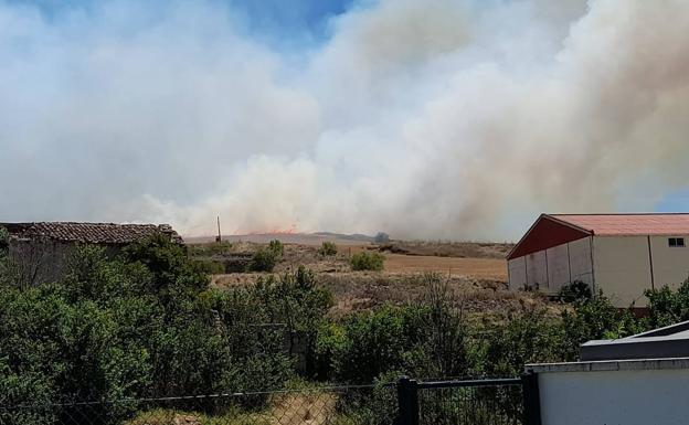 El incendio en Valdespina. 