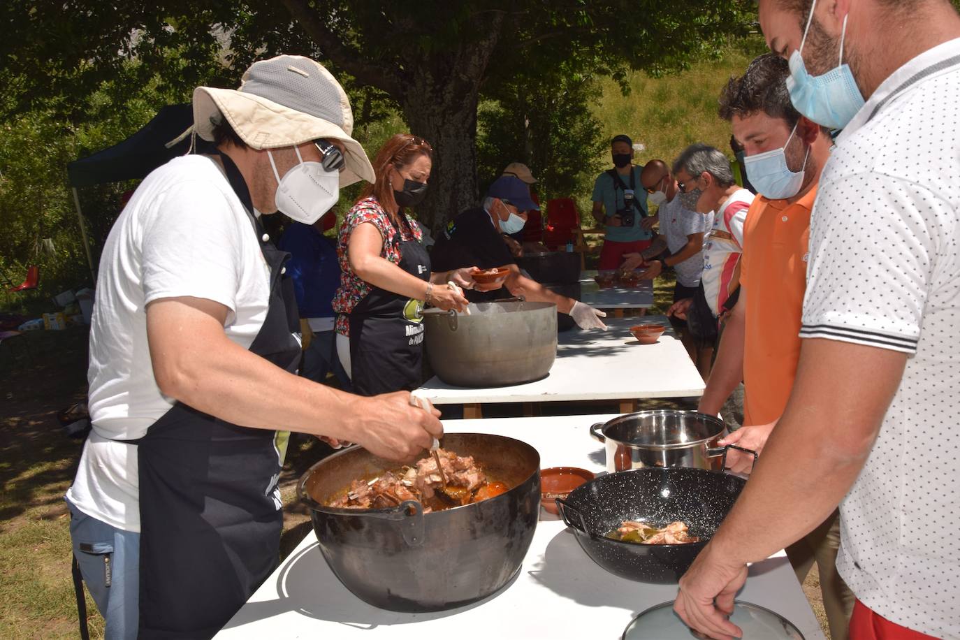 La fiesta, que no se pudo celebrar el año pasado por la pandemia, contó con menos afluencia que en 2019 por la covid