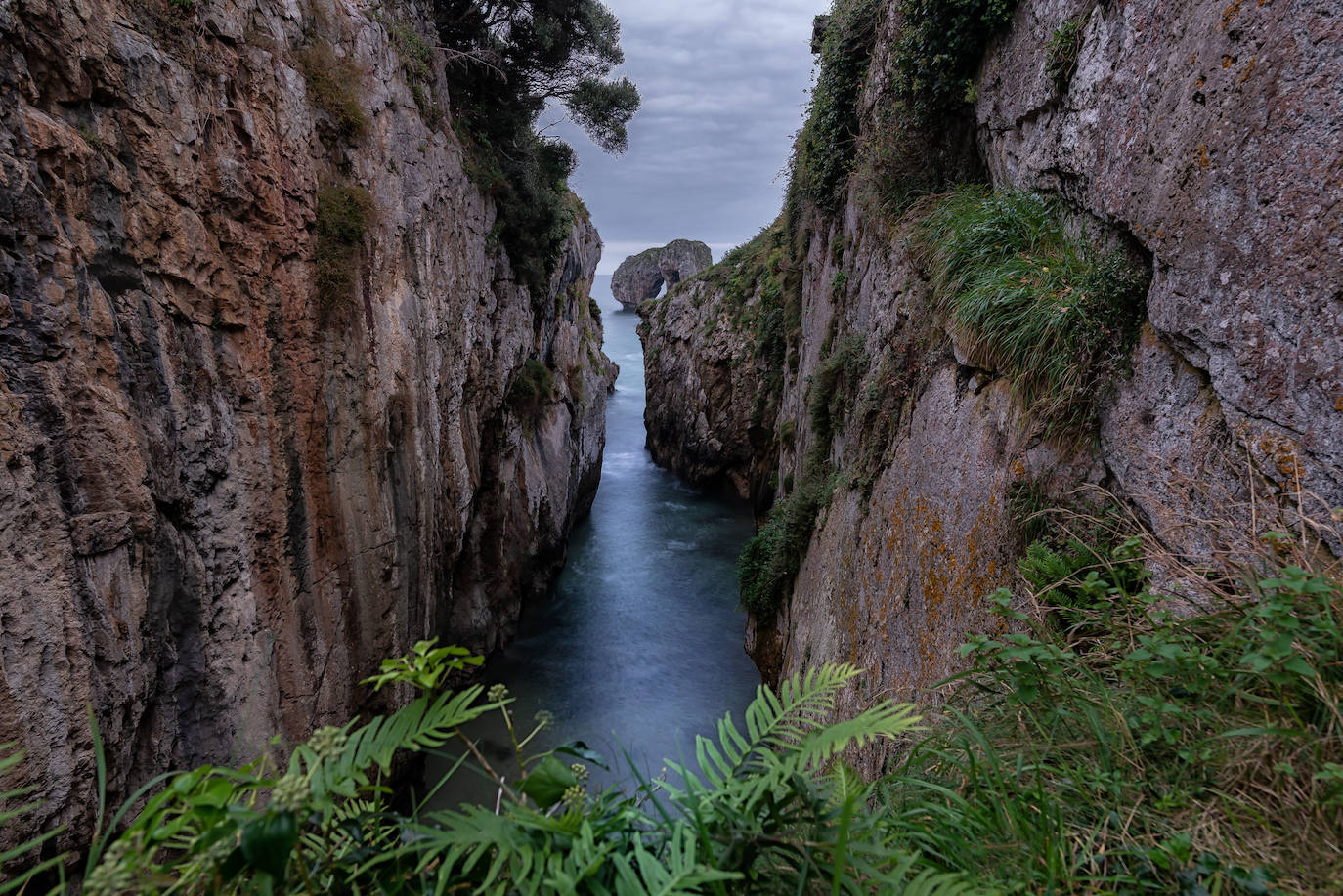 Playa de la Huelga, Asturias.