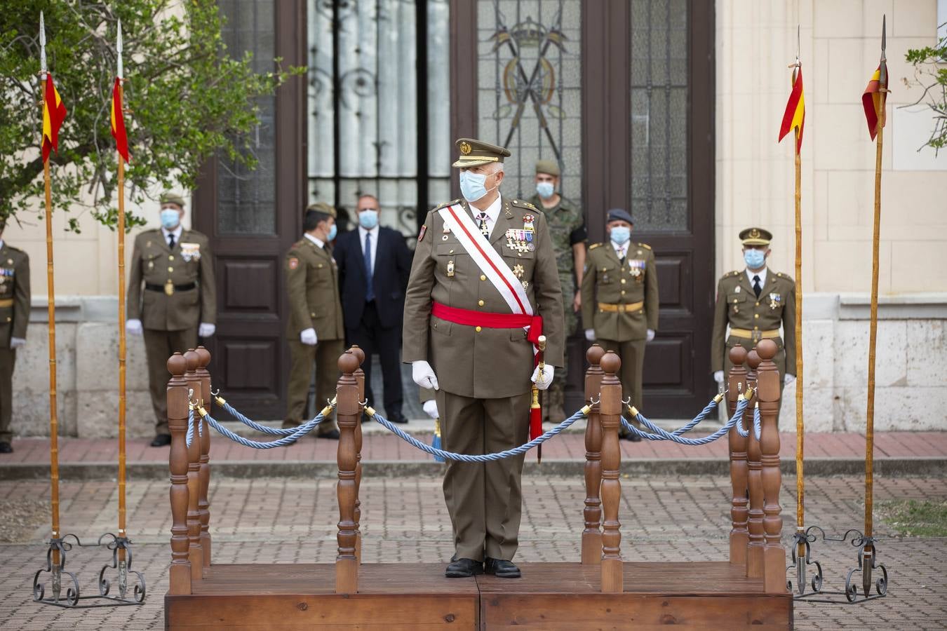 Fotos: La Academia de Caballería de Valladolid celebra un acto militar en honor a Santiago Apóstol