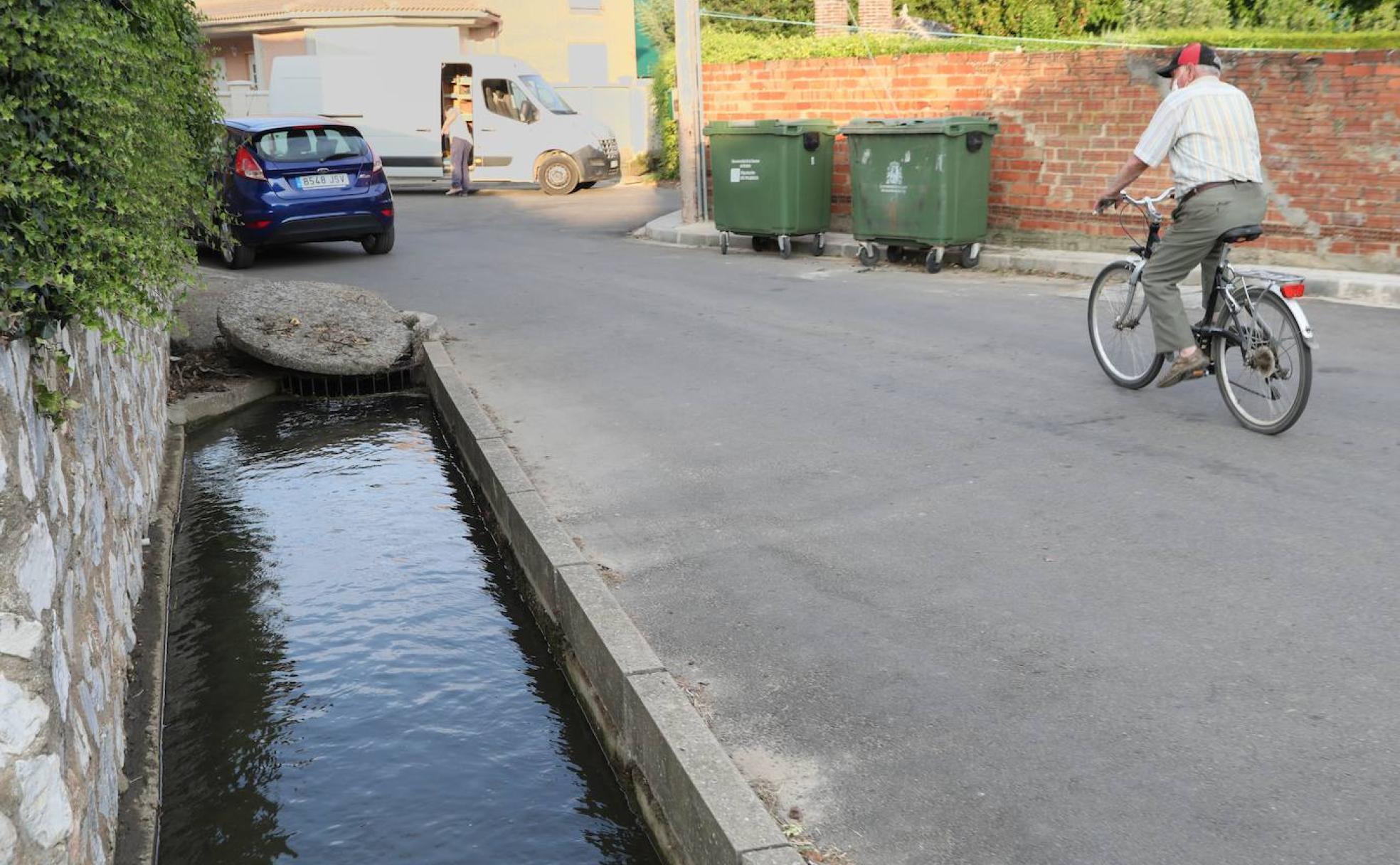 Canal de riego en Villaluenga de la Vega a que cayó el pequeño Yasin. 