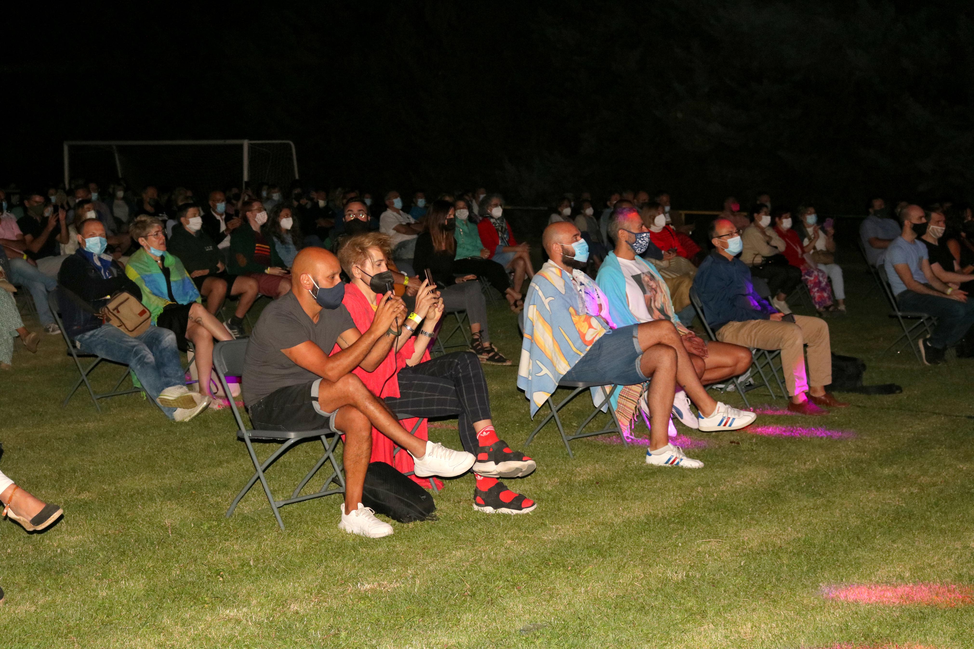 Marta Sánchez actuó el pasado viernes en Torquemada