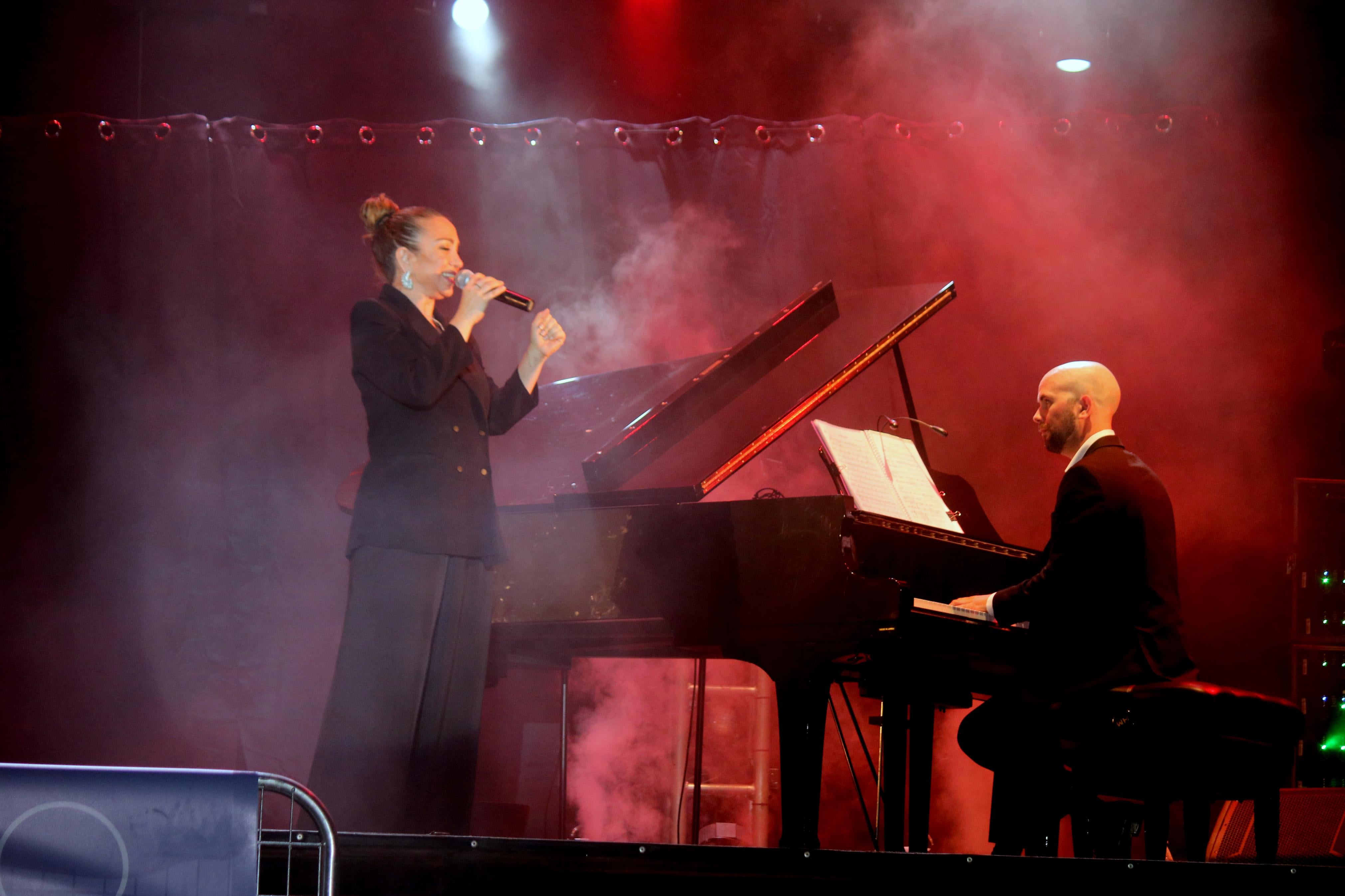 Marta Sánchez actuó el pasado viernes en Torquemada