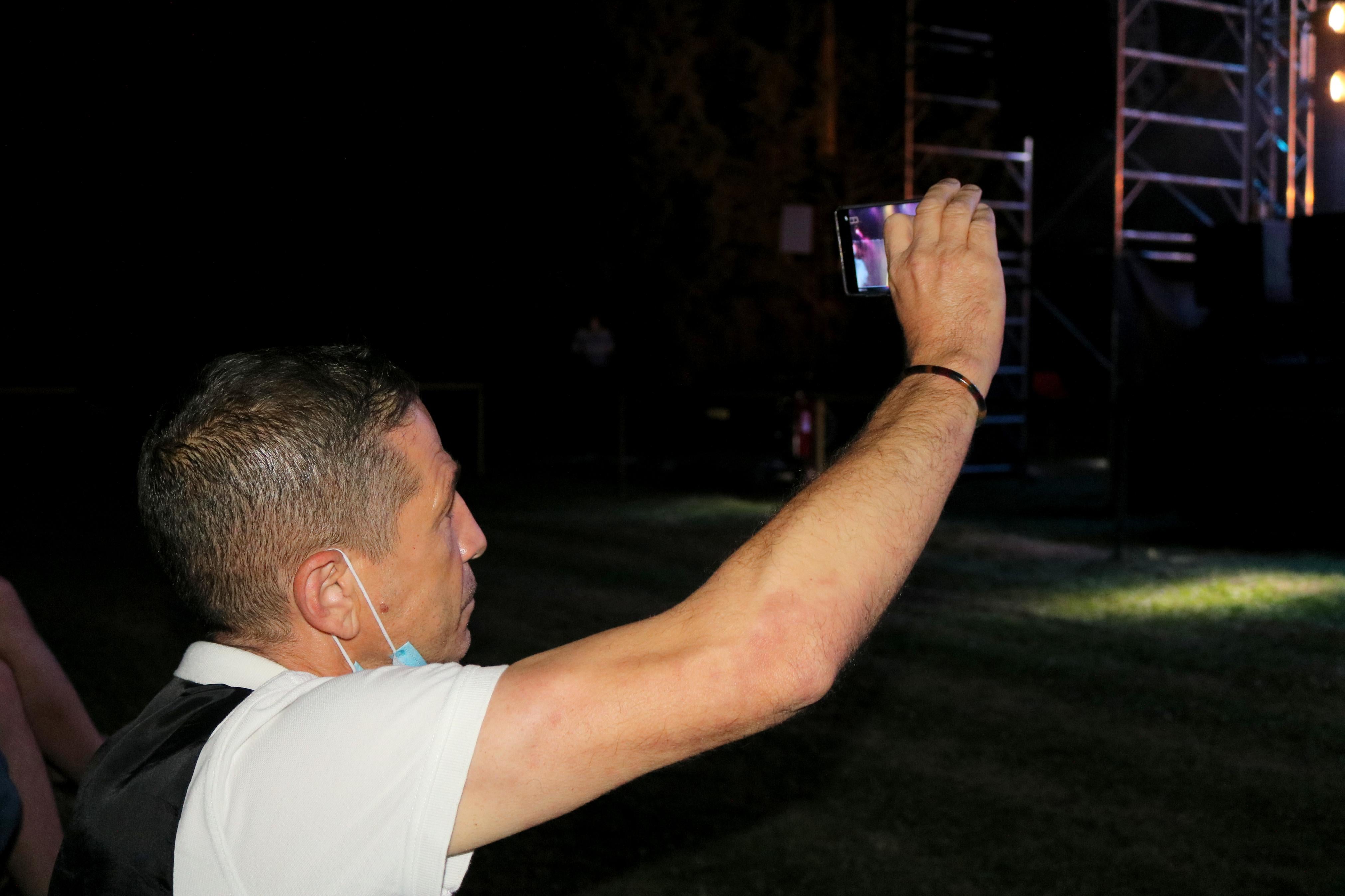 Marta Sánchez actuó el pasado viernes en Torquemada