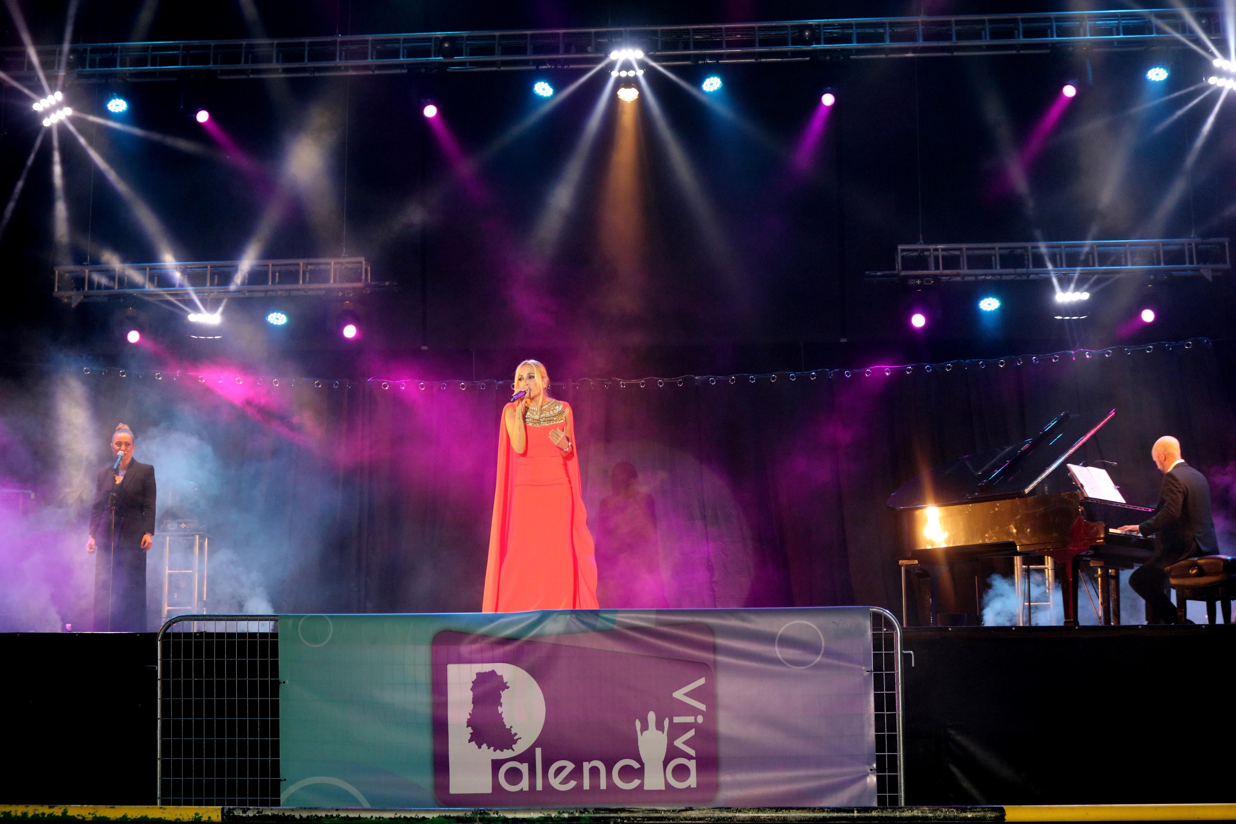 Marta Sánchez actuó el pasado viernes en Torquemada