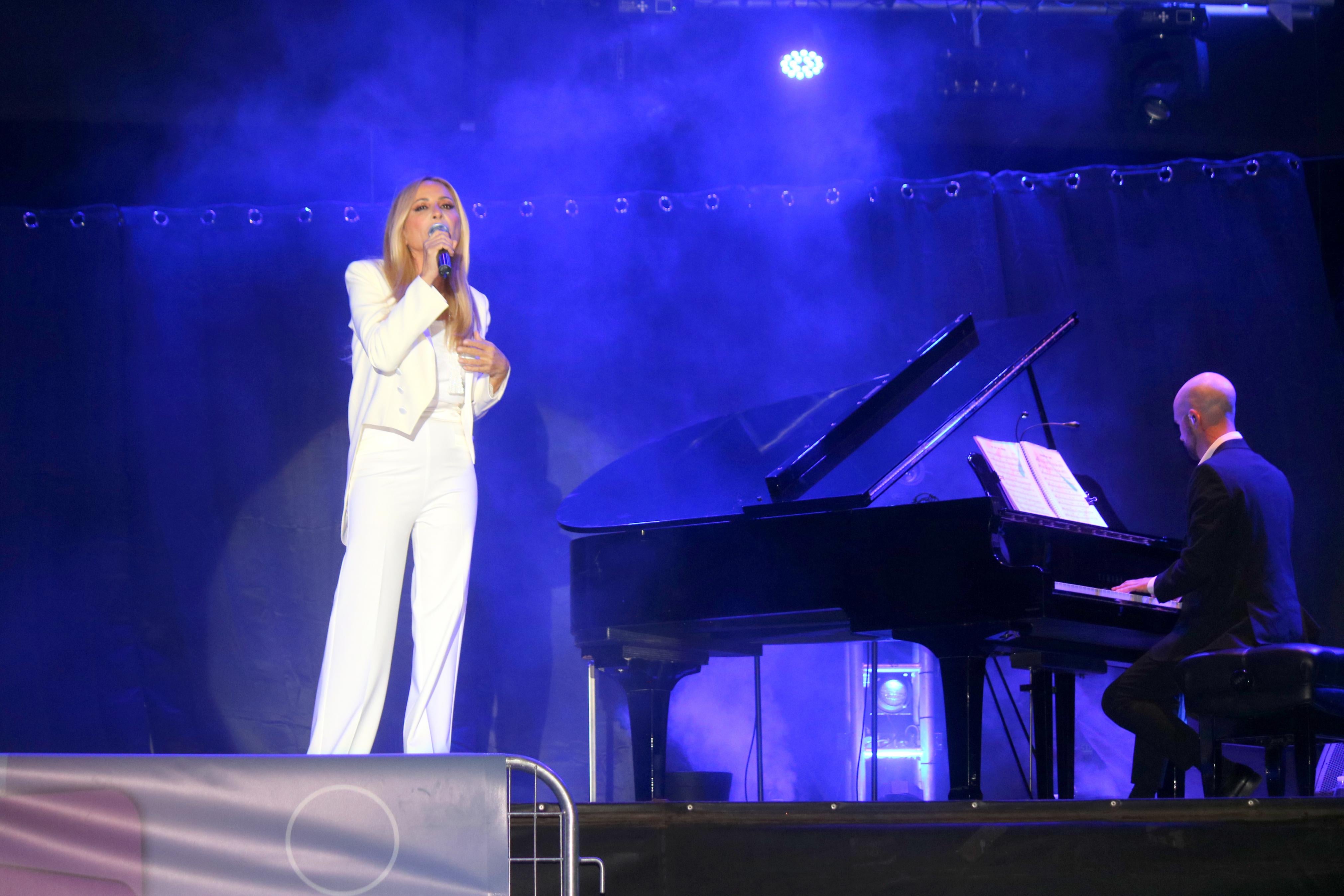 Marta Sánchez actuó el pasado viernes en Torquemada