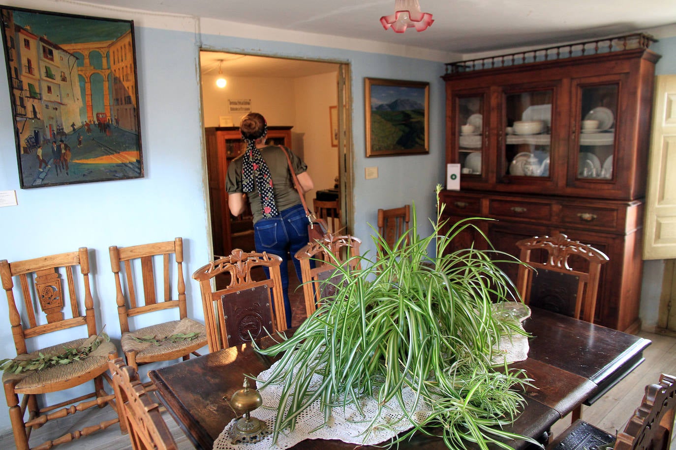 Un momento del recorrido de la visita guiada.