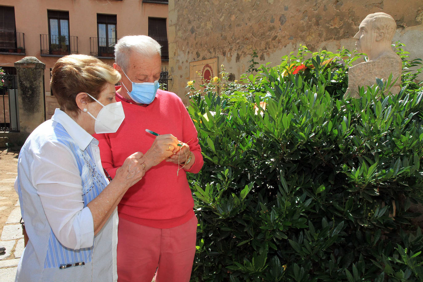 Un momento del recorrido de la visita guiada.