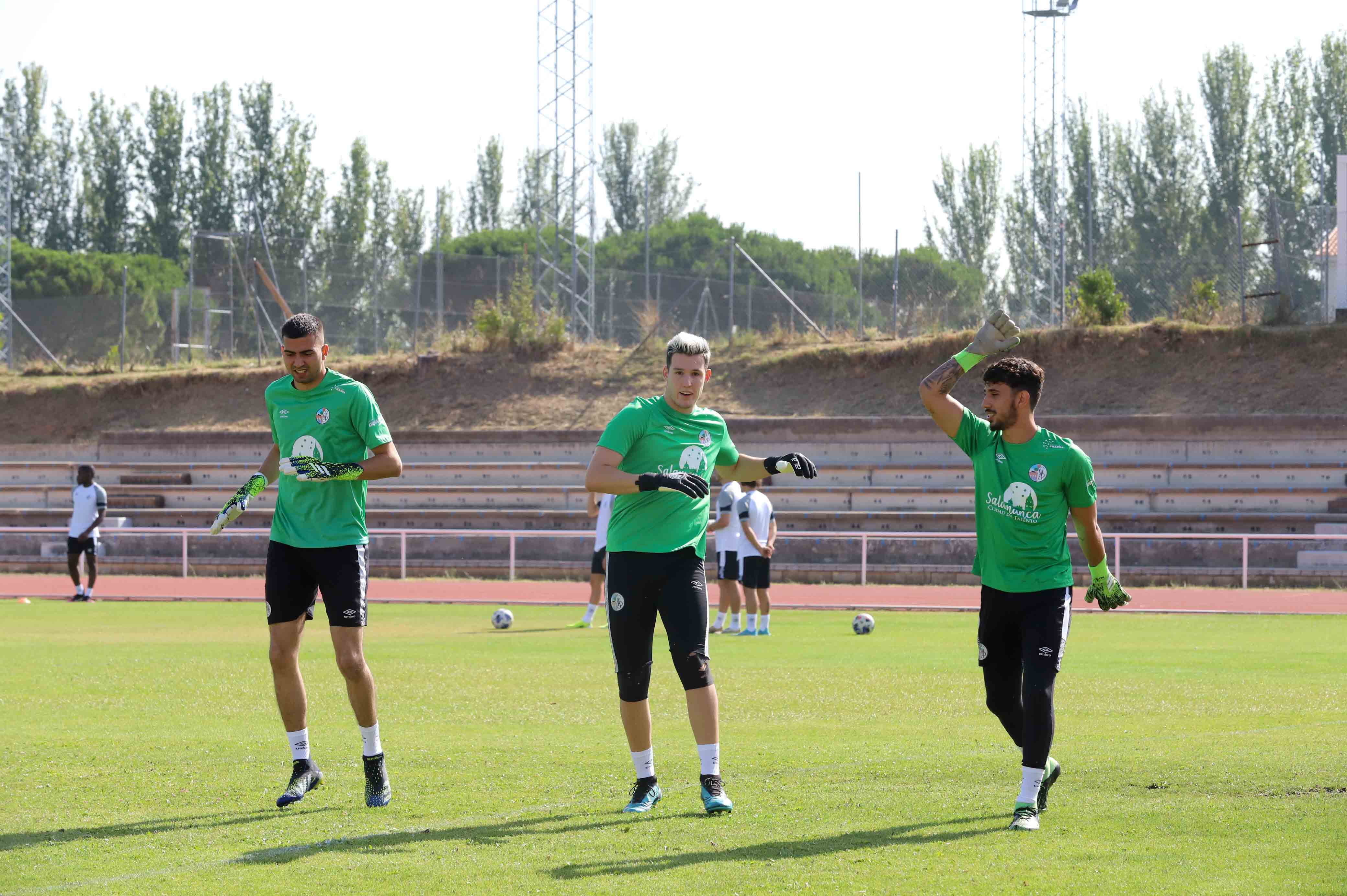 Primer entrenamiento del Salamanca UDS