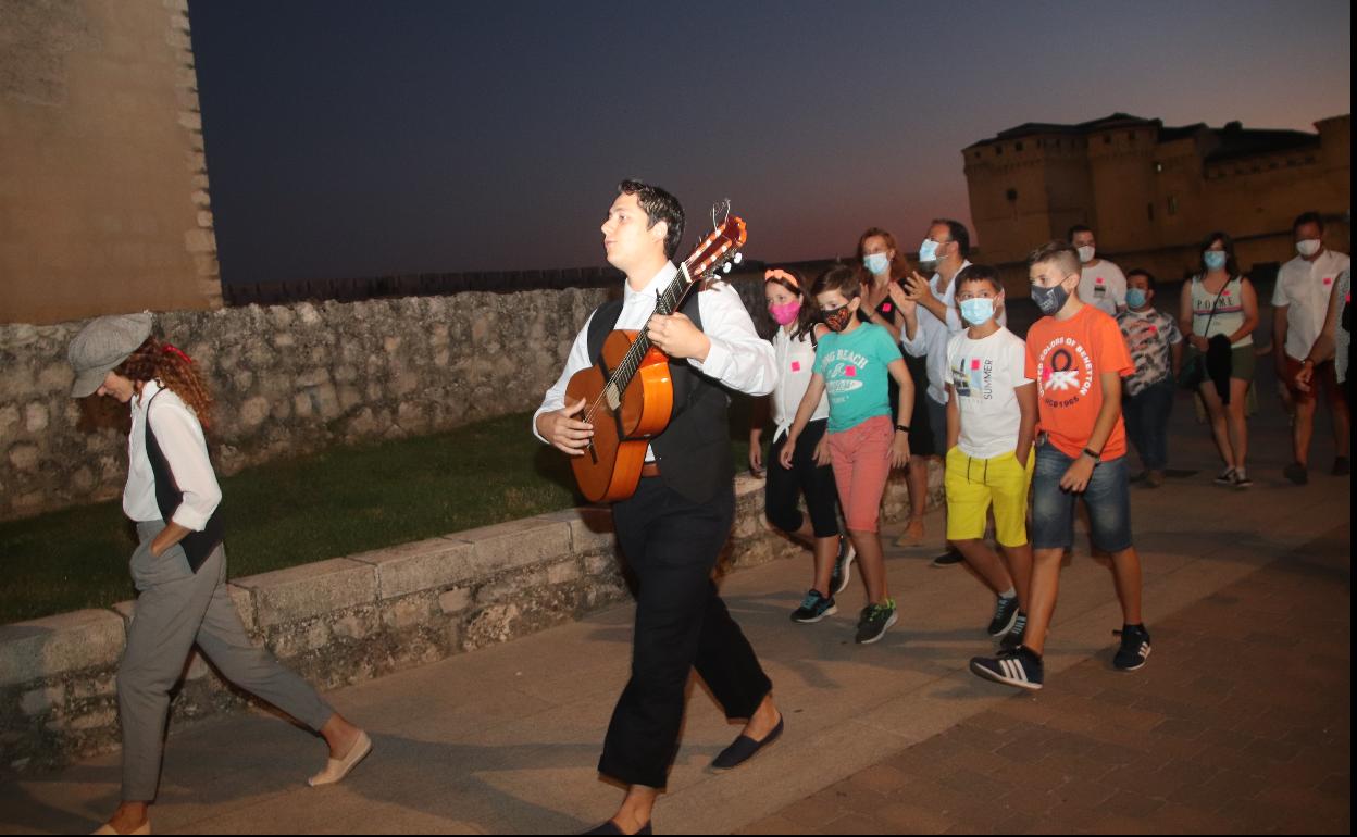 Visita teatralizada en el verano de 2020.