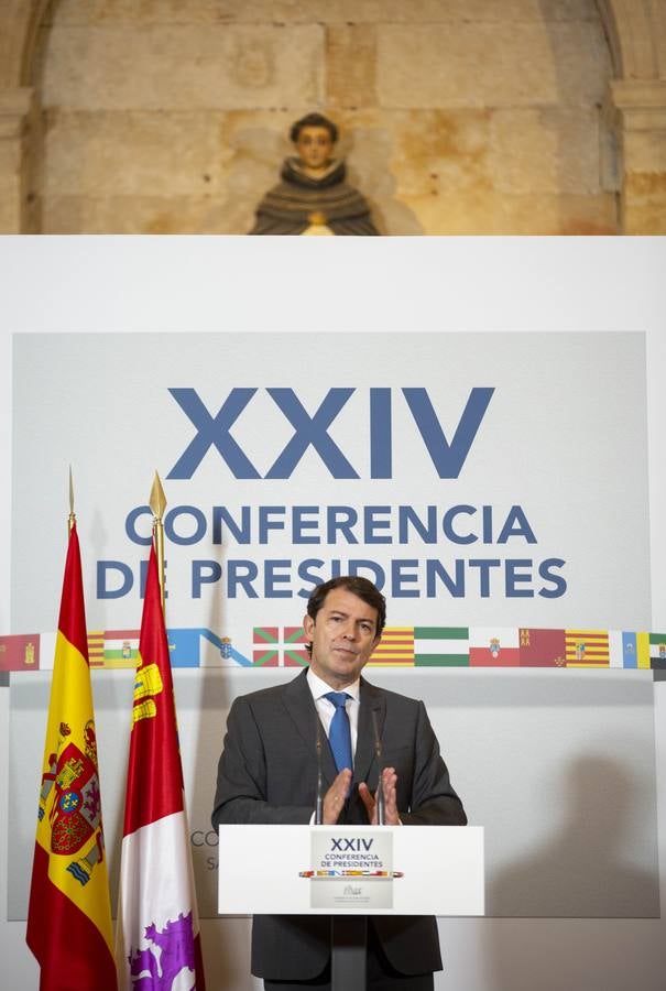 Los dirigentes de las comunidades autónomas, a excepción de Cataluña, acuden a la conferencia de presidentes en Salamanca.