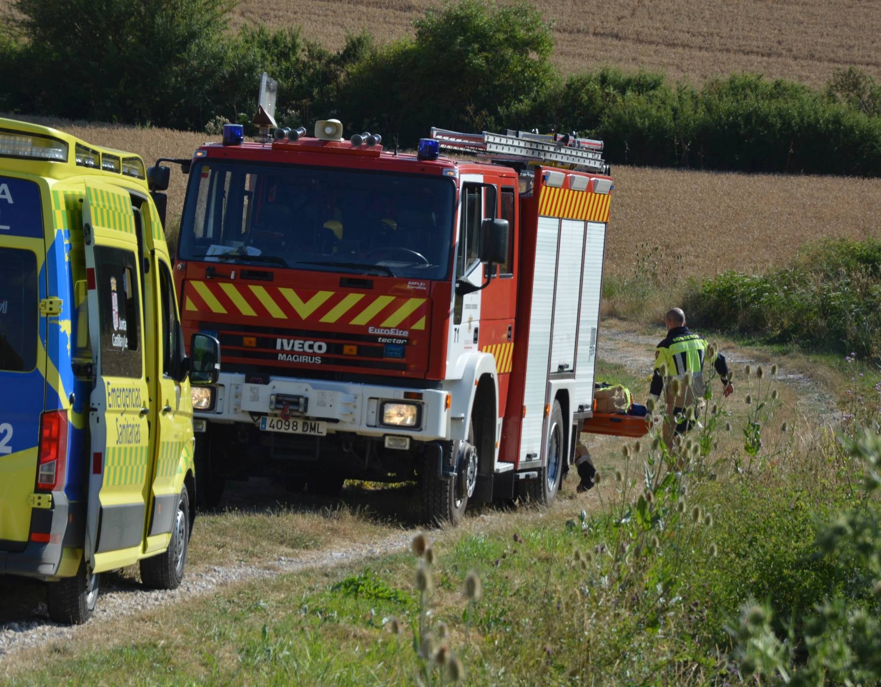 Fotos: Accidente en Monasterio de Rodilla