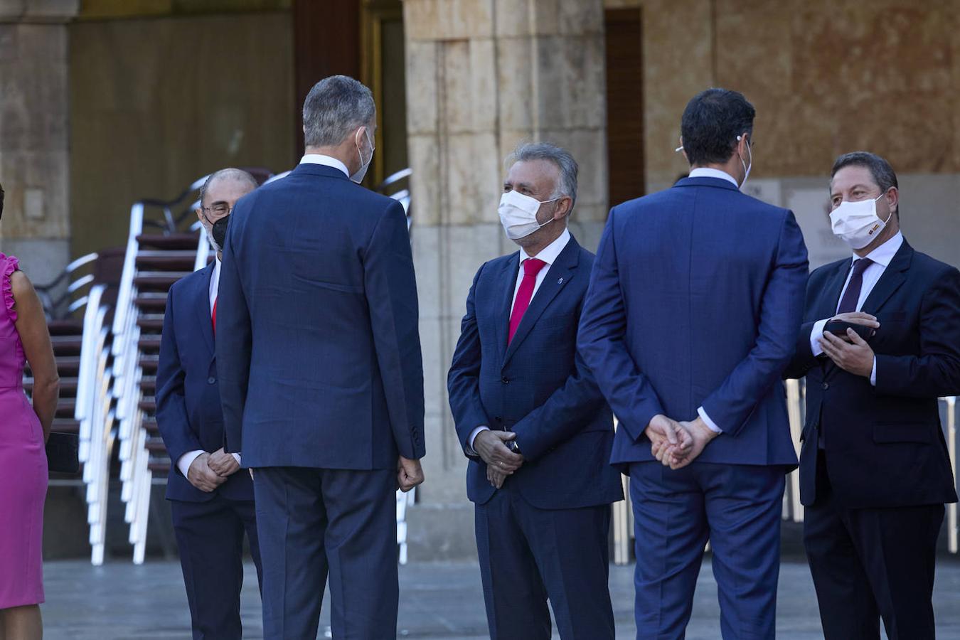 Los dirigentes de las comunidades autónomas, a excepción de Cataluña, acuden a la conferencia de presidentes en Salamanca.